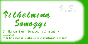 vilhelmina somogyi business card